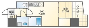 レジデンス難波南の物件間取画像